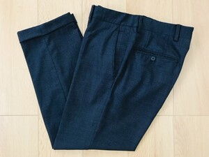 LARDINI ラルディーニ＊ウールパンツ＊濃グレー＊48＊イタリア製