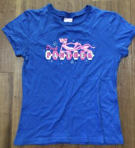 USA輸入★ピンクパンサー Tシャツ Sサイズ★青 PINK PANTHER ビンテージ オフィシャル