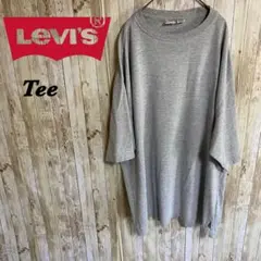 【C69】Levisリーバイス刺繍ロゴデザインTeeグレー