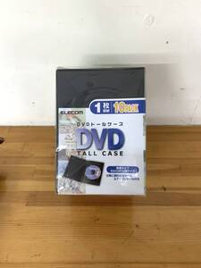 エレコム ELECOM DVDトールケース 1枚収納 ブラック 10枚セット CCD-DVD03BK