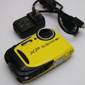 美品 FinePix XP80 イエロー 即日発送 コンデジ フジフィルム 本体 あすつく 土日祝発送OK