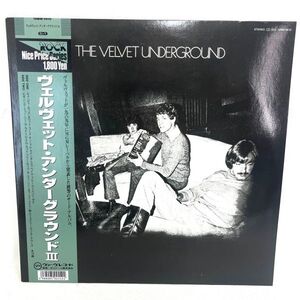 【国内盤 帯付き LP】The Velvet UndergroundⅢ ヴェルヴェット・アンダーグラウンド 18MM 0610 インサート レコード 12inch 動作未確認