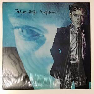 [US original オリジナル？ Shrink シュリンク汚れ有] Robert Fripp Exposure LP E.G. ロバート・フィリップ