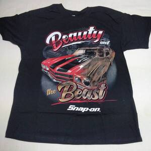 Snap-on/スナップオン製 Beauty and the Beast Tシャツ新品　レッド　