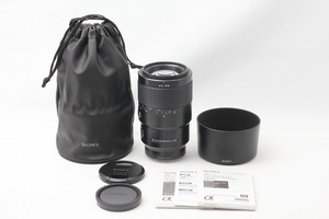 ◆新品同様◆ソニー Sony FE 90mm F2.8 Macro G OSS SEL90M28G 付属品満載 ポーチ◇ME45586