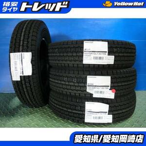 軽バン 新品 国産 冬タイヤ 4本 ブリヂストン W300 145/80R12 80/78N LT 軽トラ ミニキャブ N-VAN エブリィ スタッドレス 岡崎