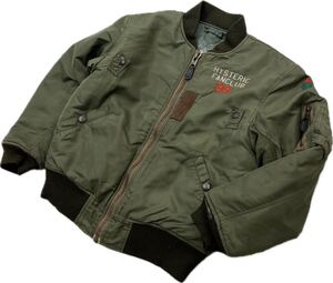 HYSTERIC GLAMOUR ヒステリックグラマー MA-1 ヒスミニ ジャケット ブルゾン 160相当 レディース XS相当 ミリタリー アメカジ 古着■L335