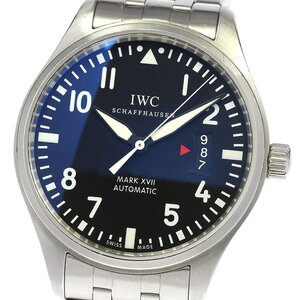 IWC IWC SCHAFFHAUSEN IW326504 パイロットウォッチ マークXVII デイト 自動巻き メンズ 保証書付き_793730