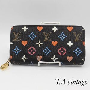 美品　ヴィトン　ゲームオン　モノグラム　ジッピーウォレット　長財布　M80323 LOUIS VUITTON