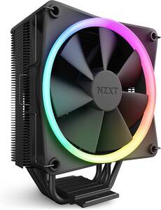 1円スタート!! 美品!! NZXT CPUクーラー 空冷 T120 RGB ブラック