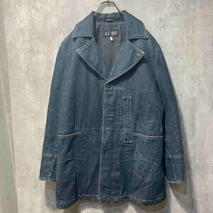 ARMANI jeans denim coat デニムコート サイズ46 アルマーニジーンズ 店舗受取可