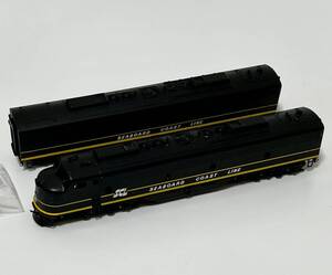 動作未確認 中村精密 HOゲージ EMD E-9 ディーゼル機関車 シーボード・コースト・ライン鉄道 SEABOARD COAST LINE Ａ＋Ｂユニット 匿