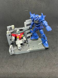  機動戦士 ガンダム ガチャ ジム グフ フィギュア ジオラマ GUNDAM バンダイ BANDAI MS セレクション