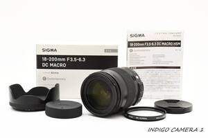 [美品] シグマ◆ SIGMA 18-200mm F3.5-6.3 DC C014 APS-C ニコンFマウント #AW2343931