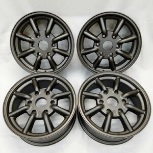 4本セット【在庫あり即納】RS Watanabe F8 TYPE 16×6.5J+35 6H-139.7 ブラック/16インチ ワタナベ アルミホイール 4本