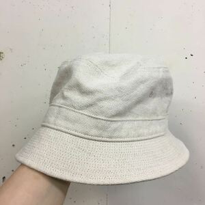 PHIGVEL 7 1/4 キャンバス バケットハット 帽子 ハット アイボリー 日本製 オフホワイト