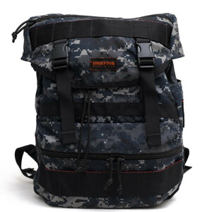 BRIEFING ブリーフィング リュック BRF146219 SIMPLE FLAP NAVY DIGITAL CAMO 15th Anniversary Limited 15周年 バリスティックナイロン デ