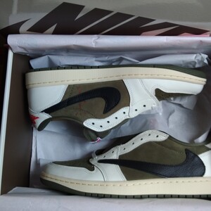 Travis Scott Nike Air Jordan1 Low OG SP[Reverse Olive] ナイキ