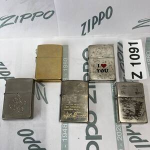 1円スタート zippo おまとめセット 5個 オイルライター ジッポー Z1091