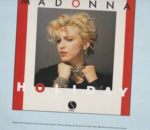 80’s hit 12inch★MADONNA / Holiday / Lucky star★picture sleeve・ドイツ盤・Sire★