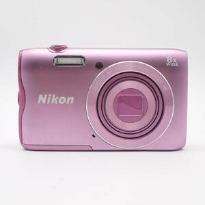 美品 Nikon ニコン COOLPIX A300 ピンク コンデジ コンパクトデジタルカメラ #9566