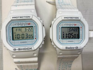 未使用品 CASIO G-SHOCK G Presents LOVER,S COLLECTION 2021 25th ANNIVERSARY BABY-G DW-5600LJ BGD-560LJ クォーツ [771-1030-2Y1］