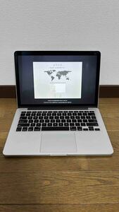 【中古】Macbook Pro Retina 13インチ Early 2013 2.6GHz/Core i5/8G/256GB(SSD)/A1425