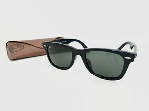 【美品】【Ray-Ban/レイバン】WAYFARER ウェイファーラー ブラック 黒【RB2140F 901/サイズ52 】付属品付き サングラス