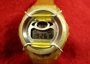 GS5K4）★完動腕時計★CASIO カシオ BABY-G Gショック系★BGM -100BN◎優しいイエロー系のフォルムです♪