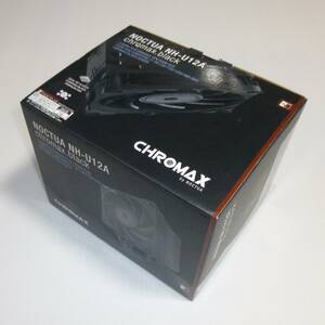 ★CPUクーラー Noctua NH-U12A chromax.black★ 12cmファン 空冷最強クラス LGA1700対応