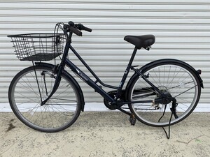 札幌近郊南幌町発 自転車 シティサイクル 26インチ 6段変速付き ママチャリ