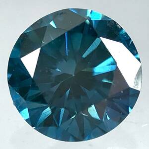 (天然ブルーダイヤモンド0.500ct)j 約4.9×4.9mm ルース 裸石 blue diamond 宝石 ジュエリー jewelry i