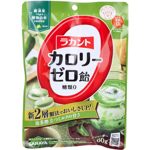 まとめ得 ※ラカントカロリーゼロ飴 抹茶ミルク味 60g x [5個] /k