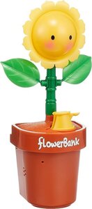 送料無料　【新品】FlowerBank ひまわり イエロー　貯金箱　6305