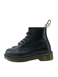 Dr.Martens◆ドクターマーチン/6ホール/レースアップブーツ/UK4/ブラック/レザー