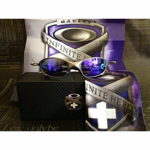 【絶版品】【正規品】OAKLEY JULIET INFINITE HERO 24-308 Plasma/Violet Iridium X-METAL