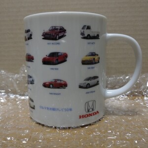 HONDA 50th ホンダ マグカップ コップ グッズ コレクション ロゴ 限定 非売品 ノベルティ n360 acty civic limited mag cup collection ①