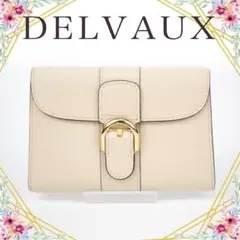 デルヴォー DELVAUX レザー 三つ折り財布