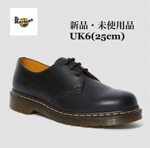 Dr.Martens ドクターマーチン 1461 3ホールシューズ ギブソン ブラック メンズ UK6