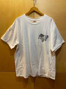 古着 トゥーフェイス JOKER クラウン Tシャツ TWO FACE XL 白 ピエロ