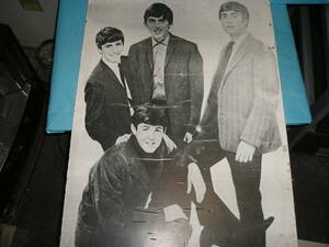 THE BEATLES GRAFFITTI POSTER ◆　TOSHIBA EMI ◆　1962年