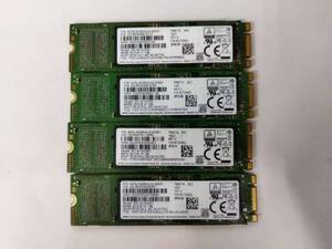 サムスン SAMSUNG SSD 256GB m.2 MZ-NLN256C SAMSUNG SSD 256GB 4点セット 中古 SSD 256GB 4