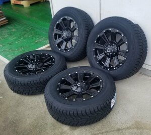 即納 車検対応品 スタッドレス LEXXEL DeathRock 200系ハイエース レジアスエース サイレン COMMERCIO ICE 215/65R16 107/109 LT 16インチ