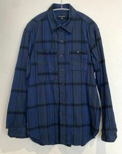 22AW Engineered Garments Work Shirt Plaid Cotton Flannel XS