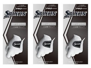 ダンロップ SRIXON スリクソン グローブ 22cm 3枚 PRO SERIES【厚手】 GGG-S029 22cm 3枚セット