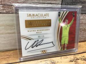 【サッカーカード/PANINI Immaculate】 PANINI/パニーニ 直筆サイン入り WAYNE HENNESSEY 45/75 限定75枚 CS-WH ウェイン・ヘネシー 