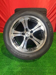 BADX　S-HOLD　バドックス　エスホールド　17インチ/７J/PCD114.3/5穴/オフセット43/ハブ径73mm/PIRELLI ピレリ P8 サイズ： 215/55R17 94V