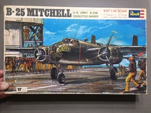 ◎B-25 ミッチェル　1/48 レベル　貼り箱　　　％AM