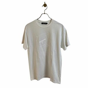 【アンダーカバー UNDERCOVER 目隠しベアー Tシャツ 白×白 メンズM ホワイト JONIO artscabut 685 UNDERCOVERISM クマ 熊 親子】