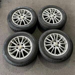 【5245】205/60R16 4本セット冬タイヤYOKOHAMA ICE GUARD IG60バリ山【2019年】アルミンホイール 16X6 1/2J PCD114.3/5H